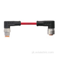 Conector M12 CC-link Conector de cabo Ethernet industrial